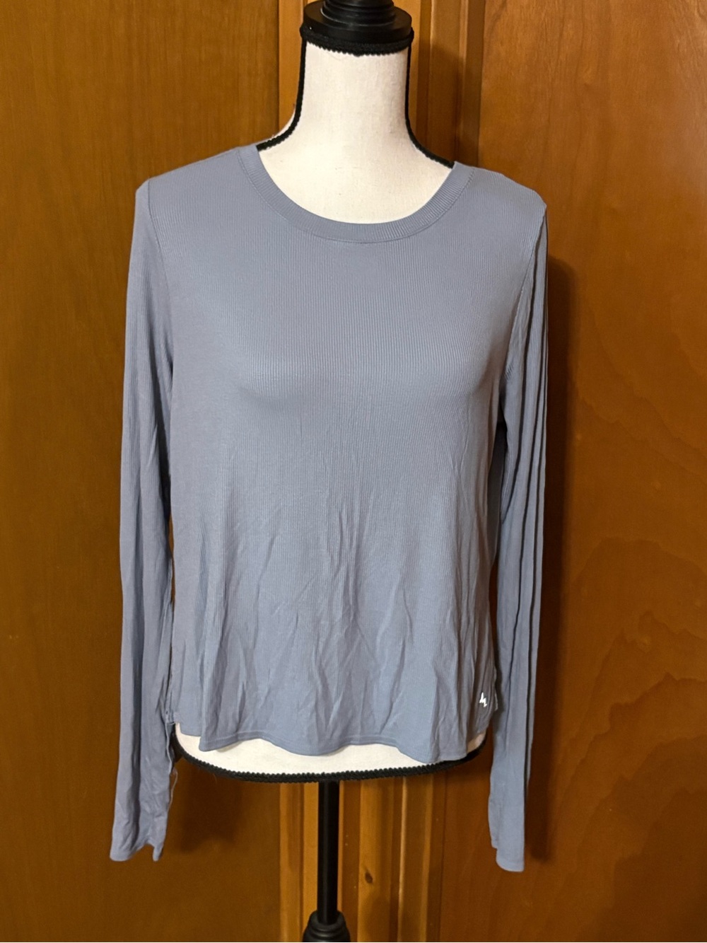 JoyLab Long Sleeve Women's Top in Dusty Blue